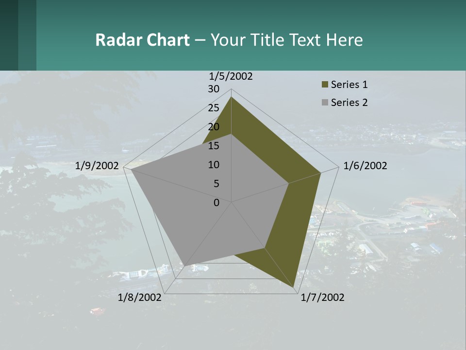 Pier Commerce Tourism PowerPoint Template