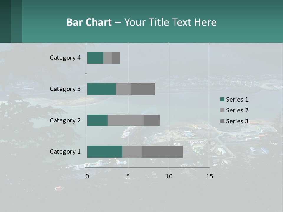 Pier Commerce Tourism PowerPoint Template