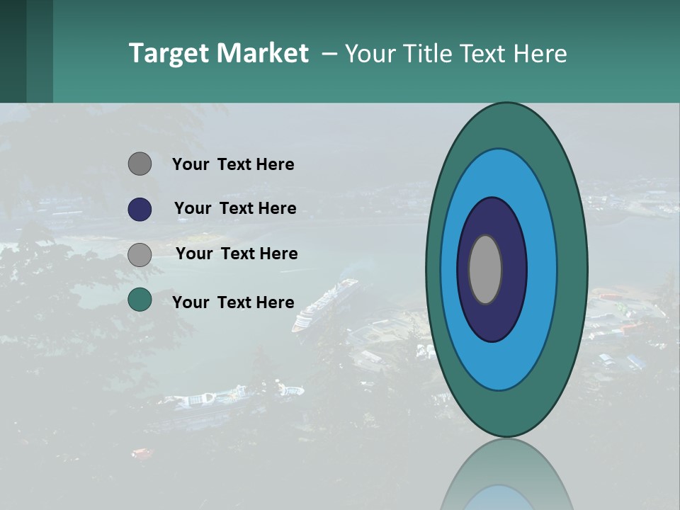 Pier Commerce Tourism PowerPoint Template