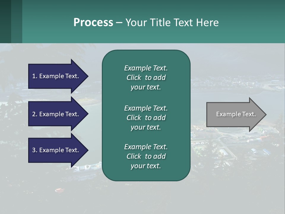 Pier Commerce Tourism PowerPoint Template