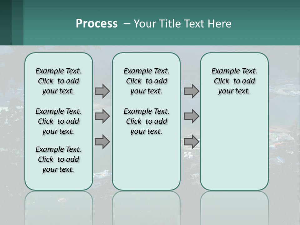 Pier Commerce Tourism PowerPoint Template