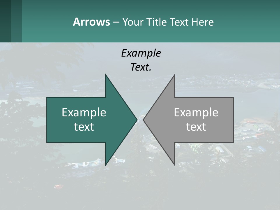 Pier Commerce Tourism PowerPoint Template