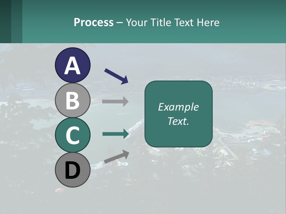 Pier Commerce Tourism PowerPoint Template