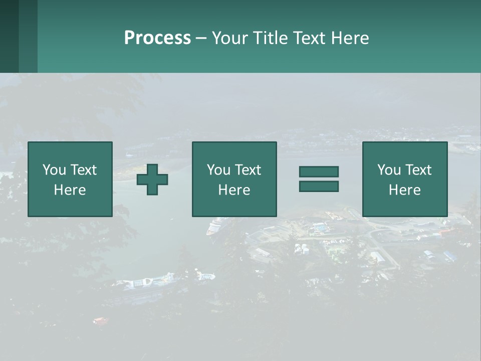 Pier Commerce Tourism PowerPoint Template