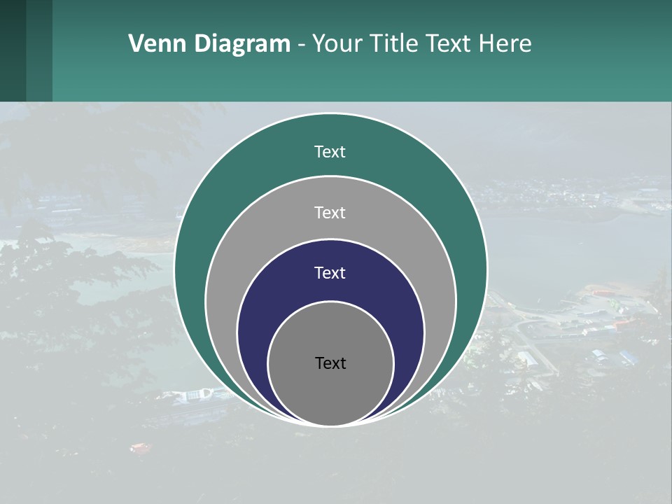 Pier Commerce Tourism PowerPoint Template