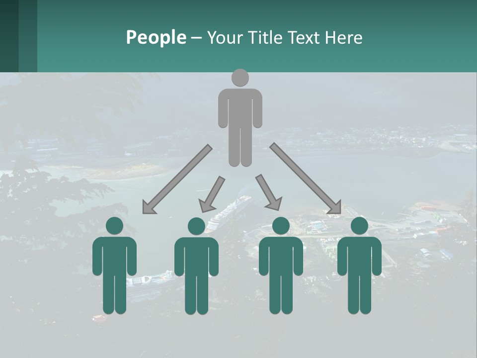 Pier Commerce Tourism PowerPoint Template