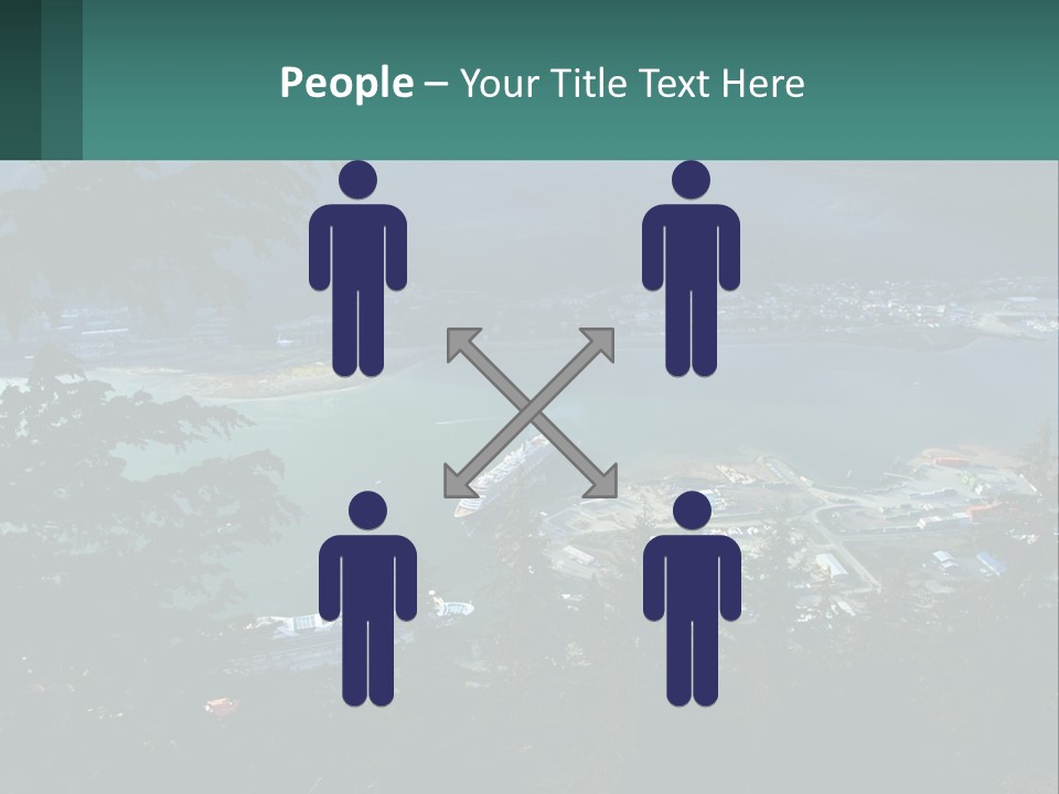 Pier Commerce Tourism PowerPoint Template