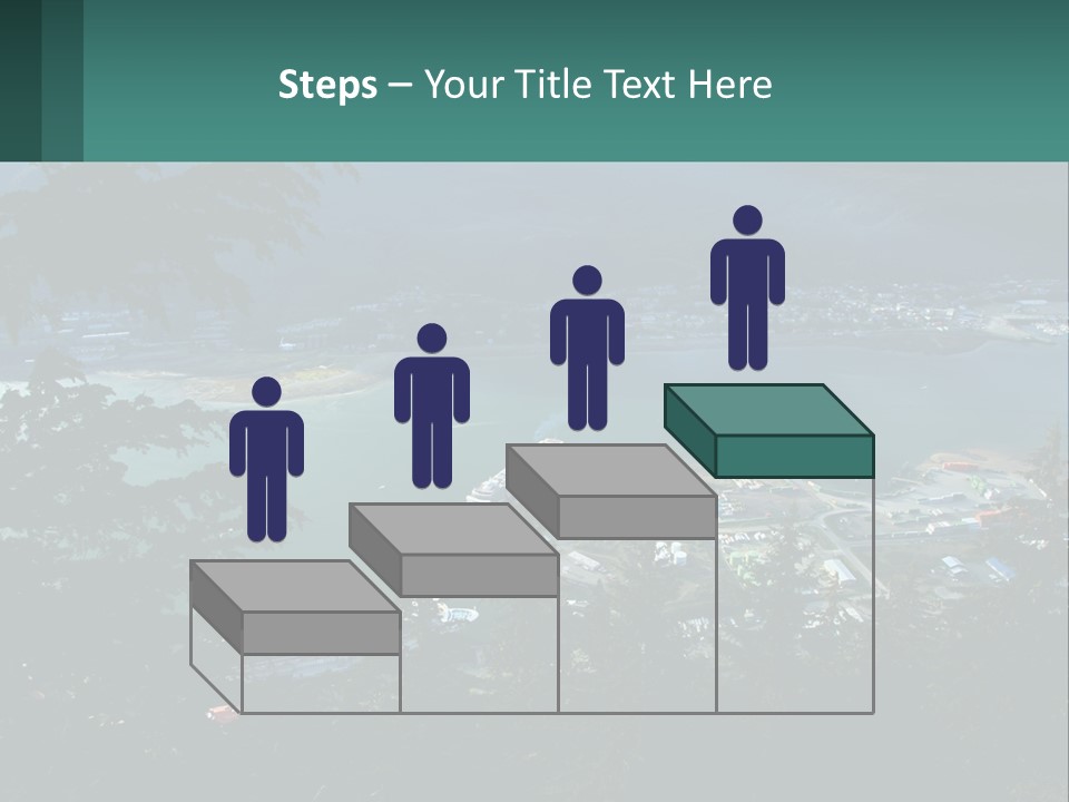 Pier Commerce Tourism PowerPoint Template