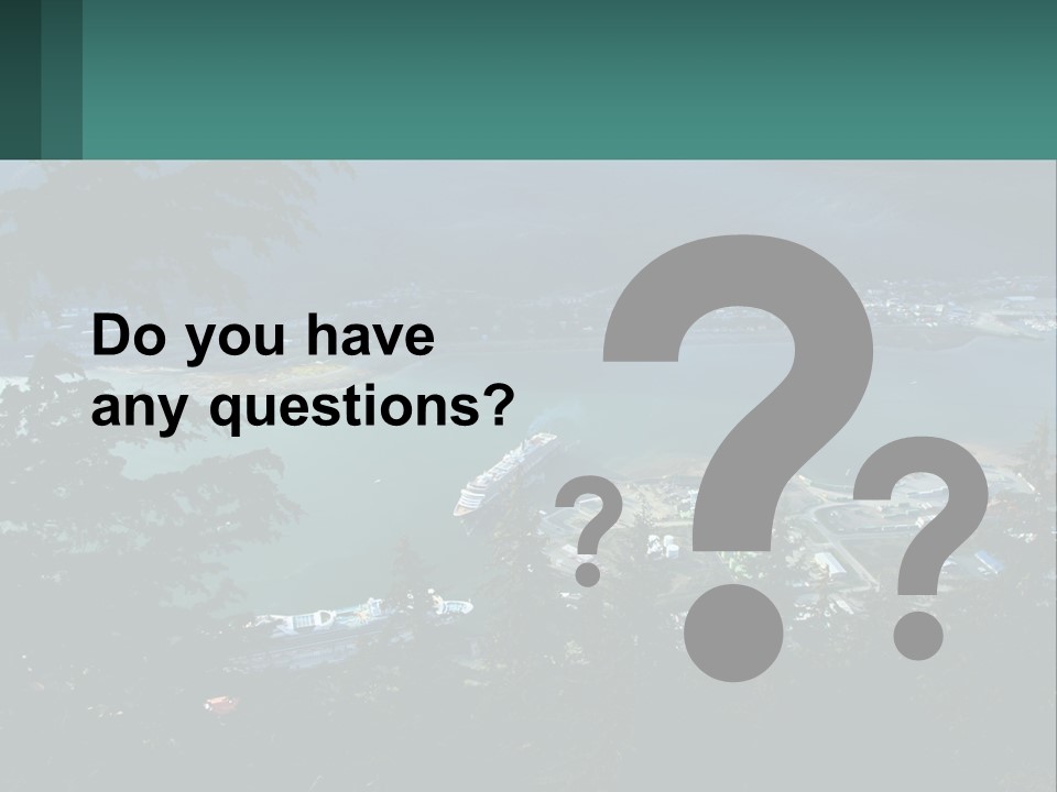 Pier Commerce Tourism PowerPoint Template