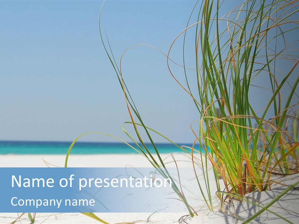 Grass Saw Tourism PowerPoint Template