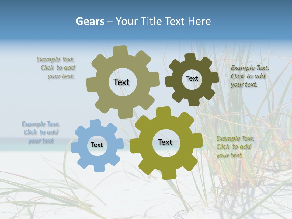 Grass Saw Tourism PowerPoint Template