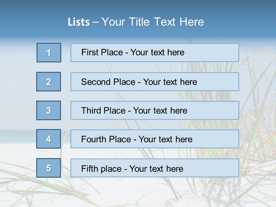 Grass Saw Tourism PowerPoint Template