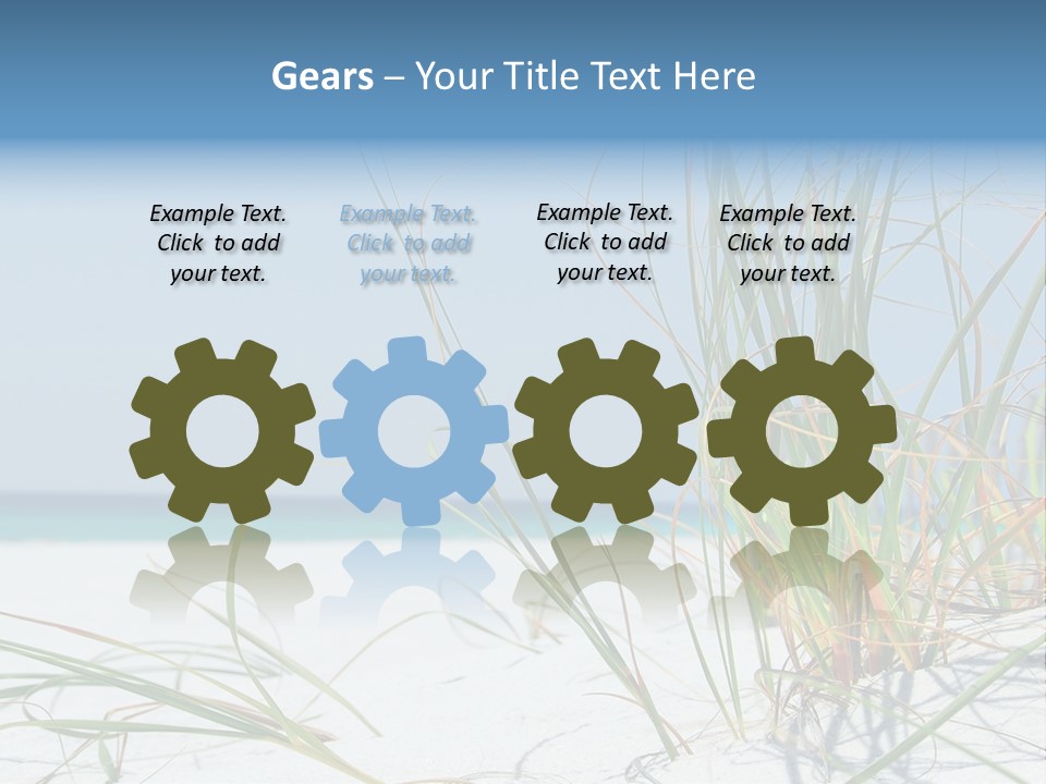 Grass Saw Tourism PowerPoint Template