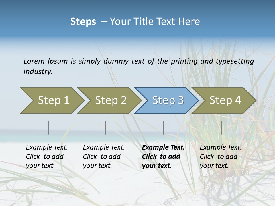 Grass Saw Tourism PowerPoint Template
