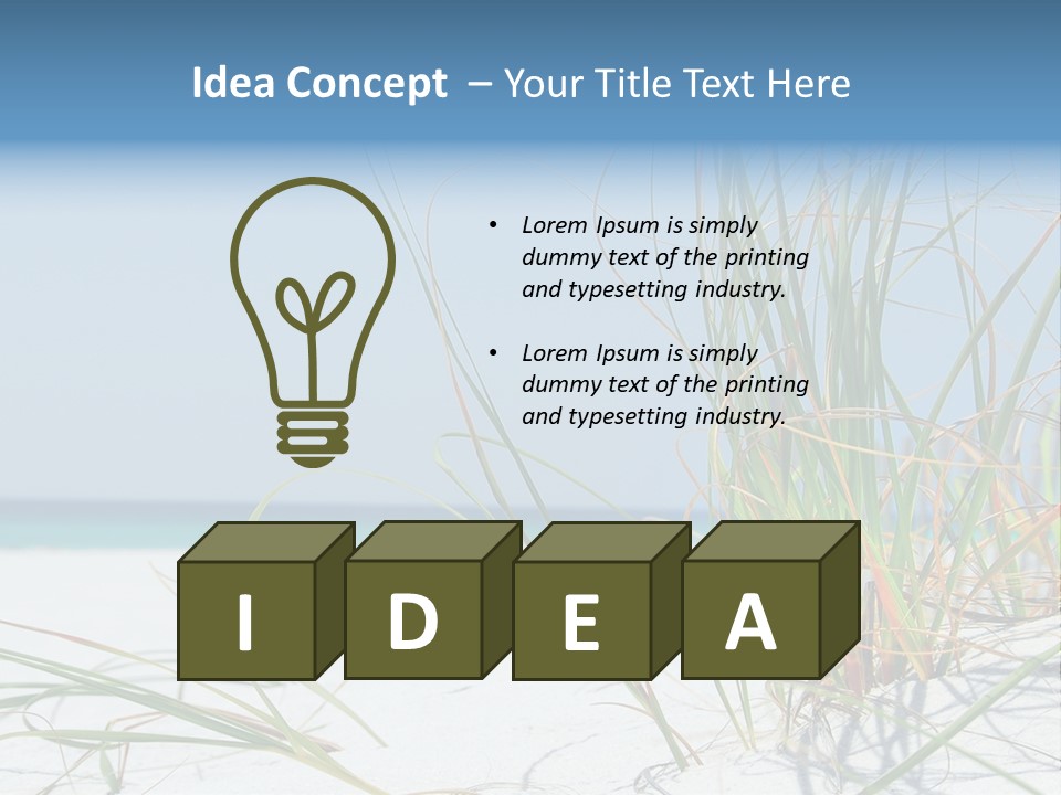 Grass Saw Tourism PowerPoint Template