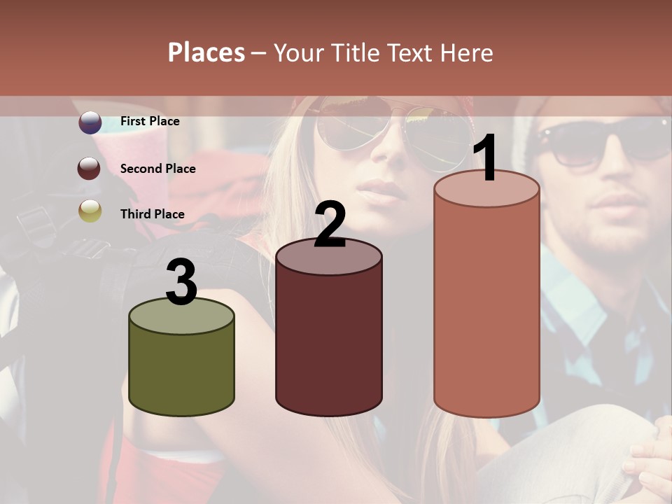 Trekking Sporty Mountain PowerPoint Template