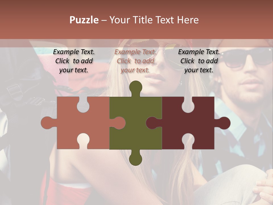 Trekking Sporty Mountain PowerPoint Template