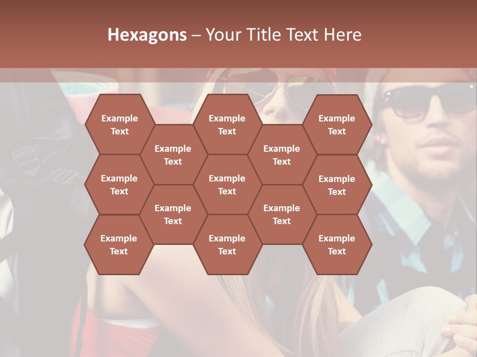 Trekking Sporty Mountain PowerPoint Template