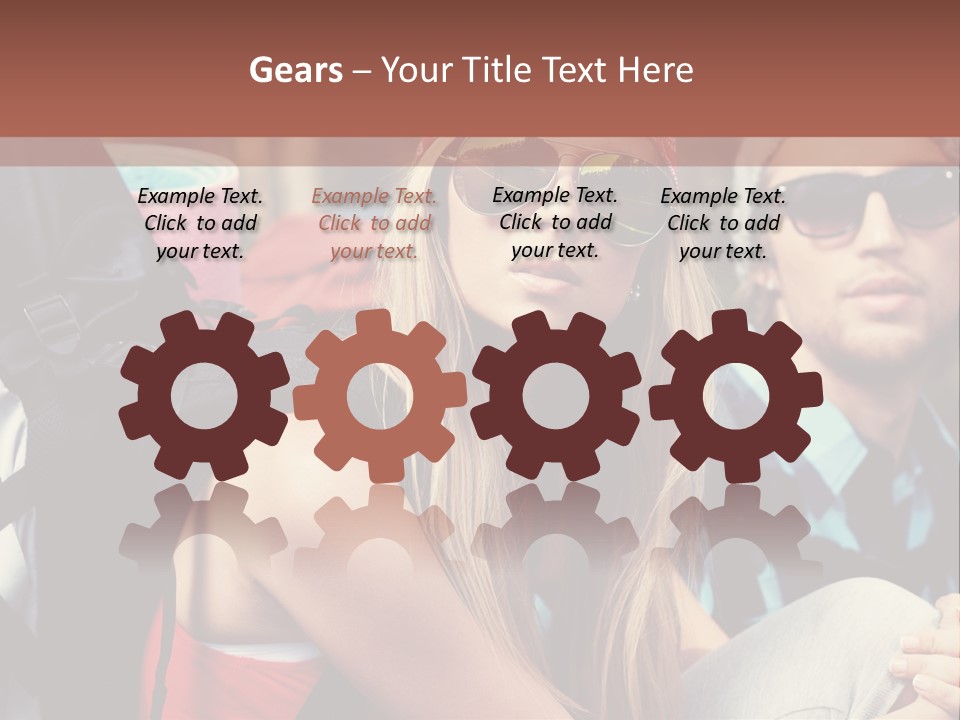 Trekking Sporty Mountain PowerPoint Template