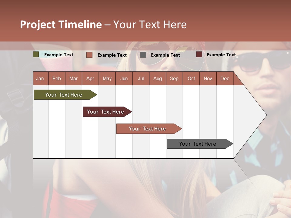 Trekking Sporty Mountain PowerPoint Template
