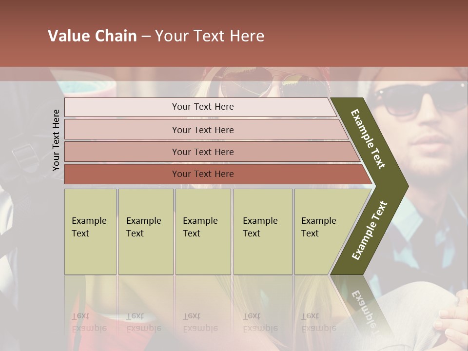 Trekking Sporty Mountain PowerPoint Template