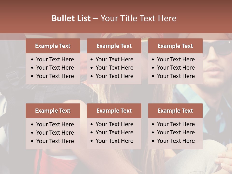 Trekking Sporty Mountain PowerPoint Template