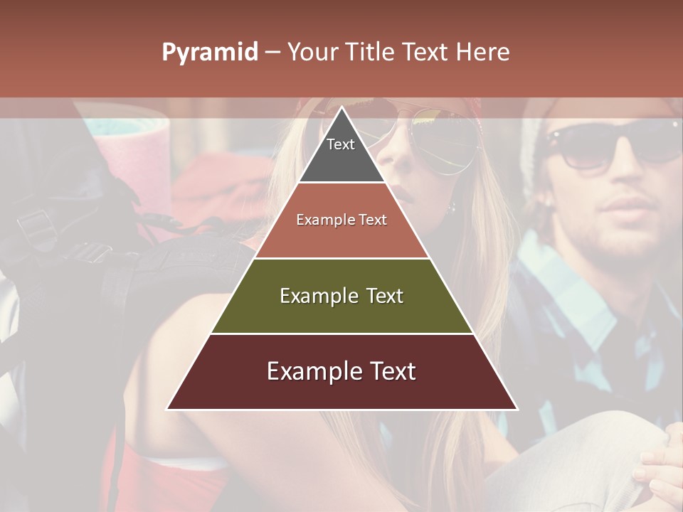 Trekking Sporty Mountain PowerPoint Template