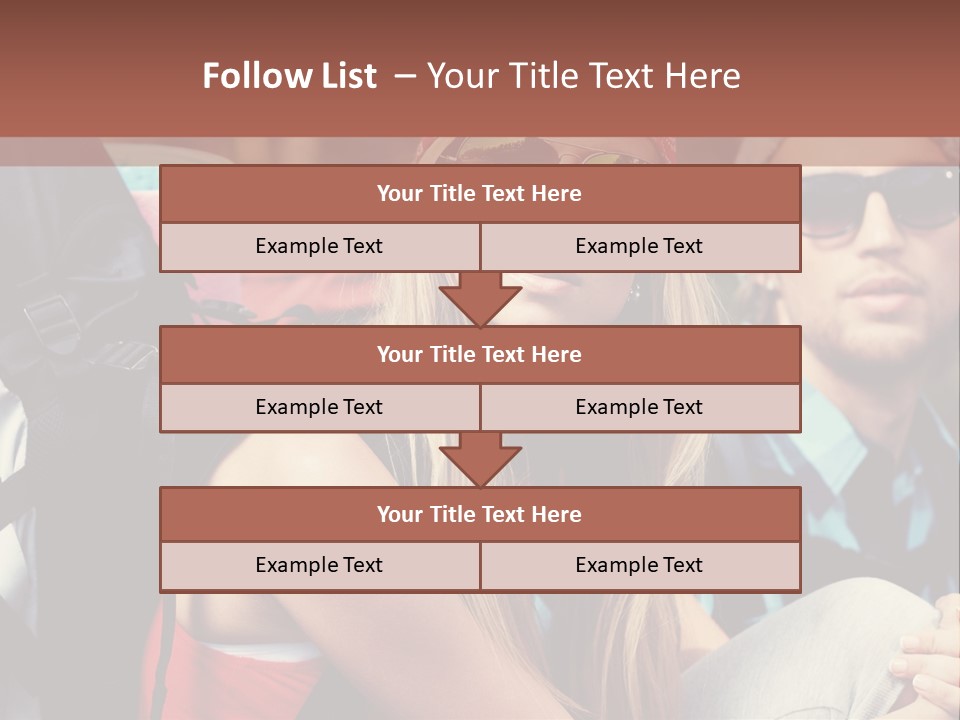 Trekking Sporty Mountain PowerPoint Template