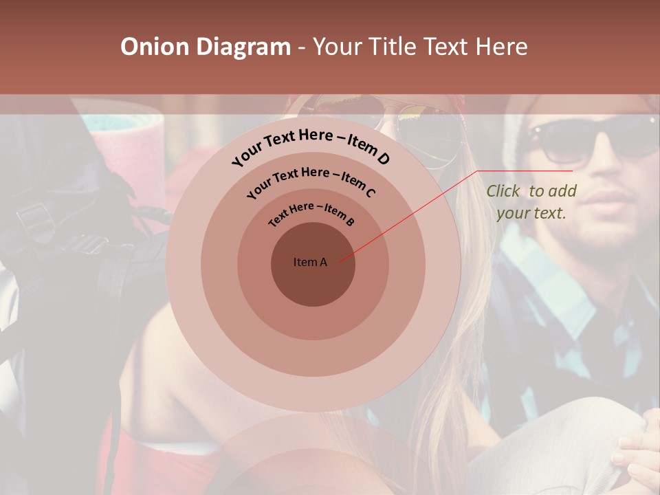 Trekking Sporty Mountain PowerPoint Template