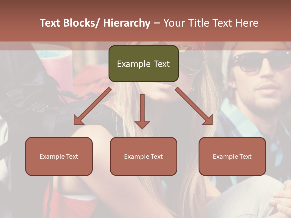 Trekking Sporty Mountain PowerPoint Template