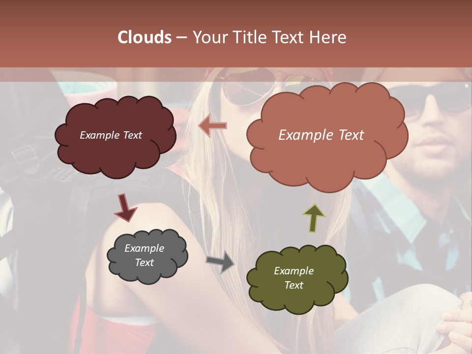 Trekking Sporty Mountain PowerPoint Template