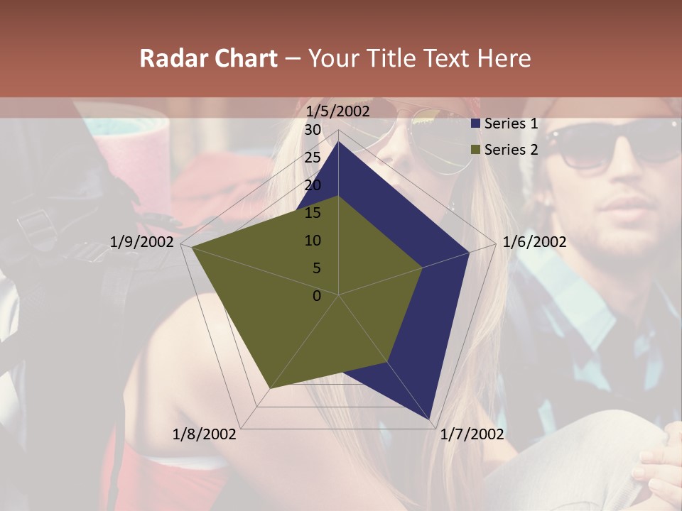 Trekking Sporty Mountain PowerPoint Template