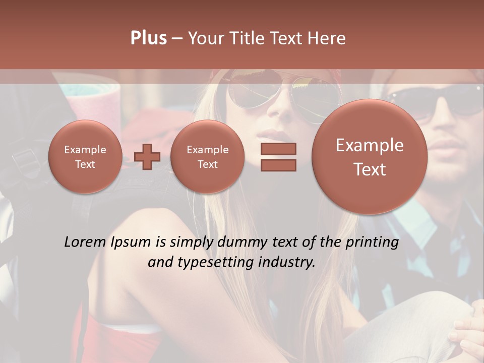 Trekking Sporty Mountain PowerPoint Template