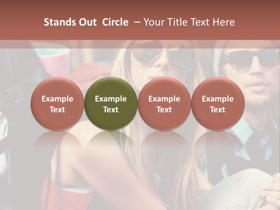 Trekking Sporty Mountain PowerPoint Template