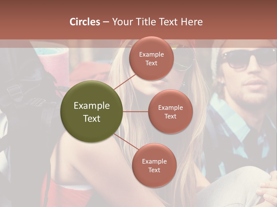 Trekking Sporty Mountain PowerPoint Template