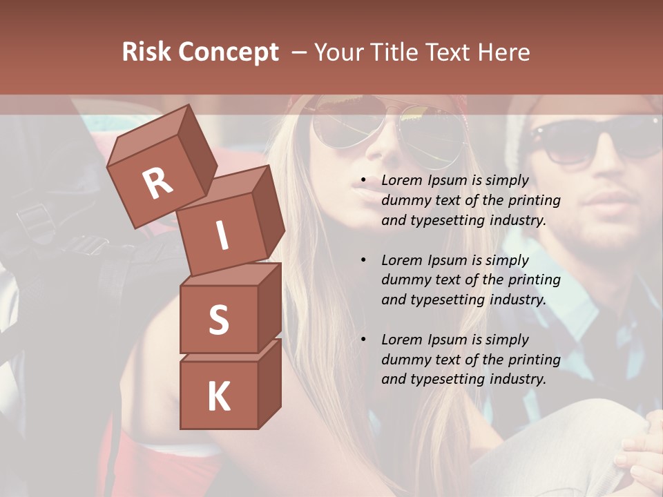 Trekking Sporty Mountain PowerPoint Template