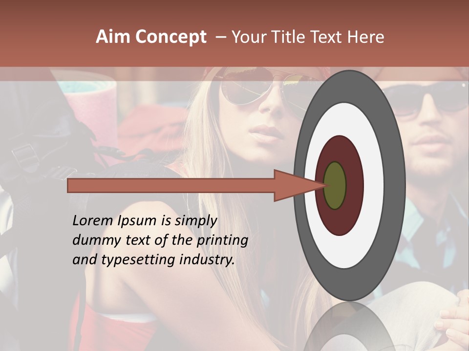 Trekking Sporty Mountain PowerPoint Template