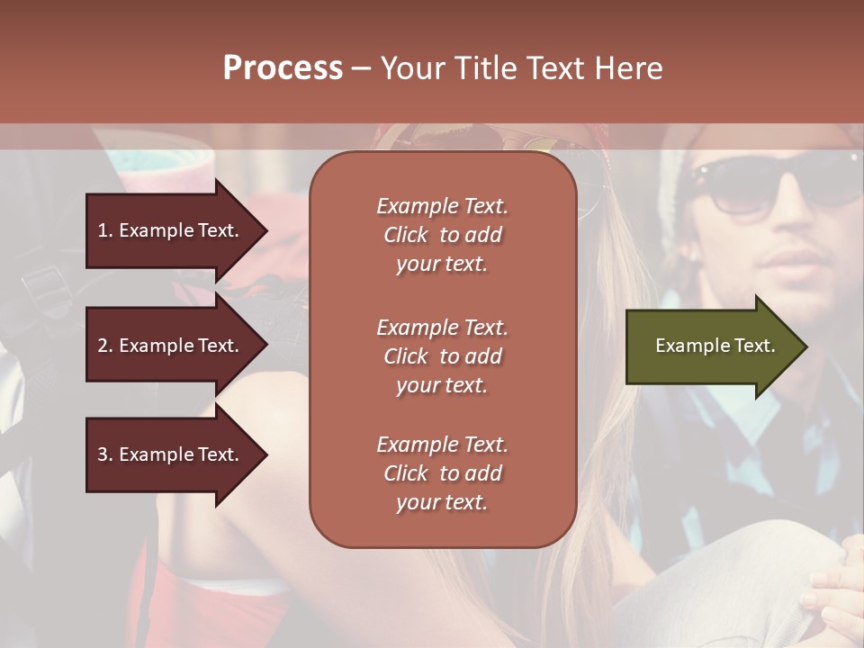 Trekking Sporty Mountain PowerPoint Template