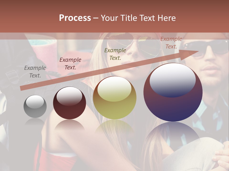 Trekking Sporty Mountain PowerPoint Template