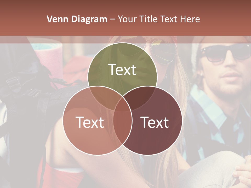 Trekking Sporty Mountain PowerPoint Template