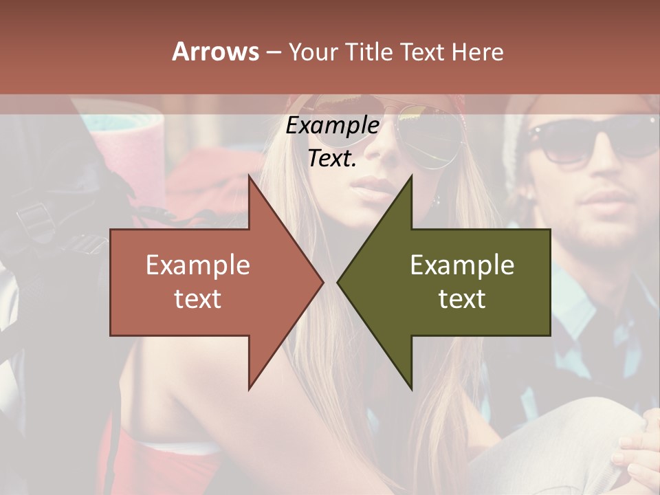 Trekking Sporty Mountain PowerPoint Template