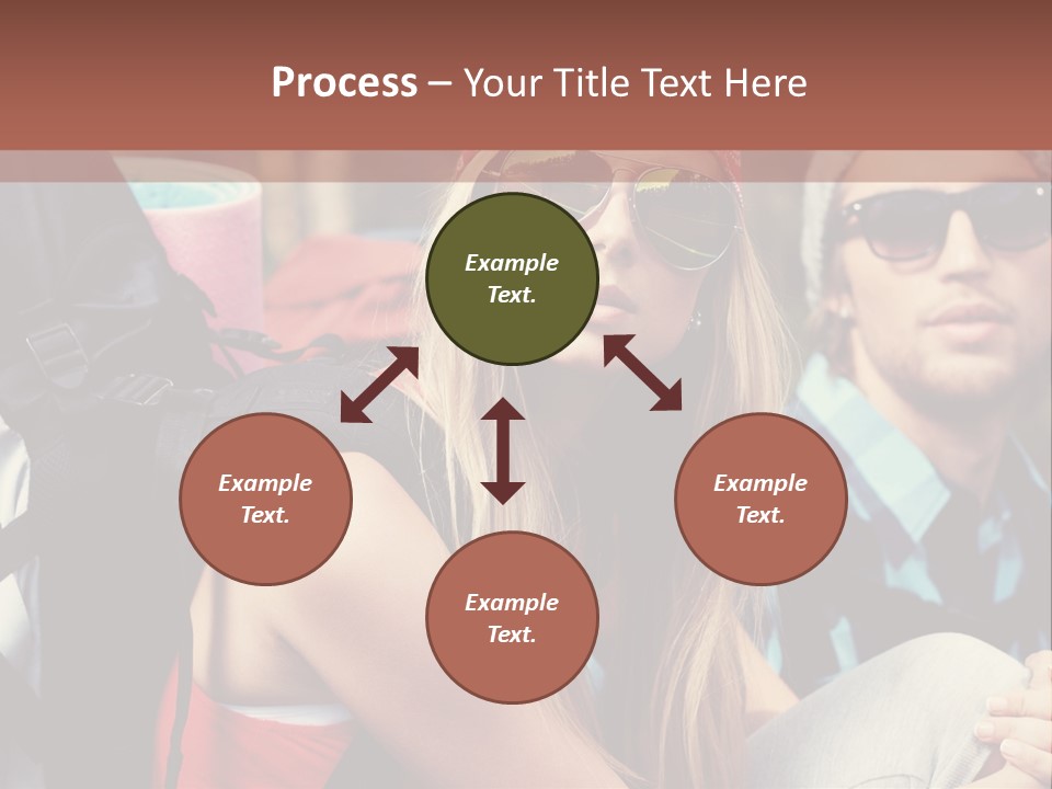 Trekking Sporty Mountain PowerPoint Template