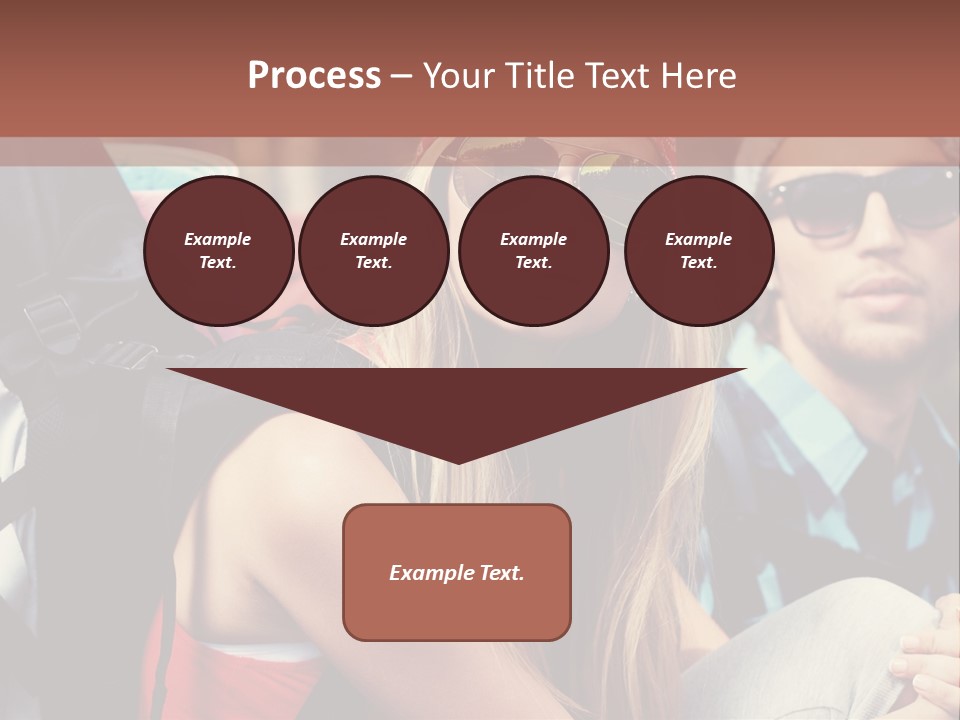 Trekking Sporty Mountain PowerPoint Template