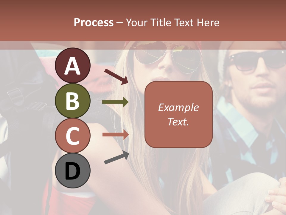 Trekking Sporty Mountain PowerPoint Template