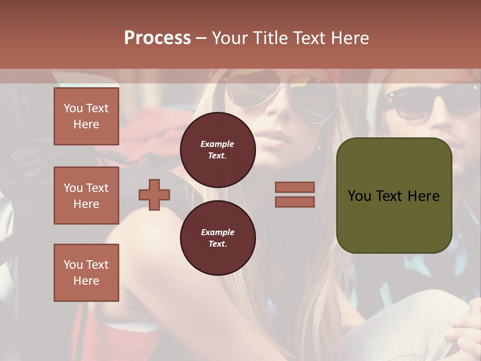 Trekking Sporty Mountain PowerPoint Template