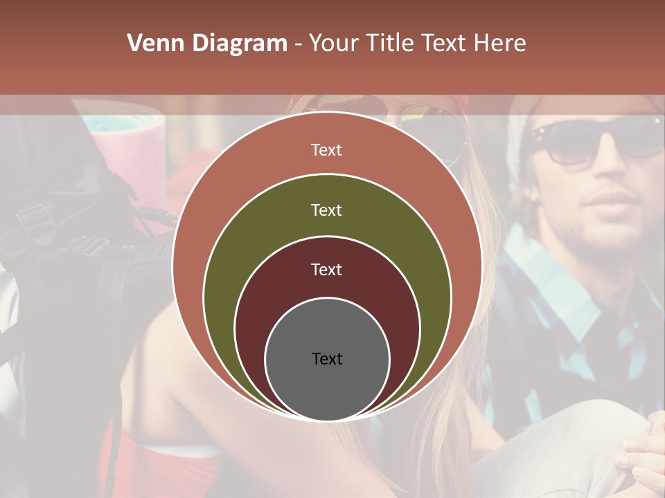 Trekking Sporty Mountain PowerPoint Template