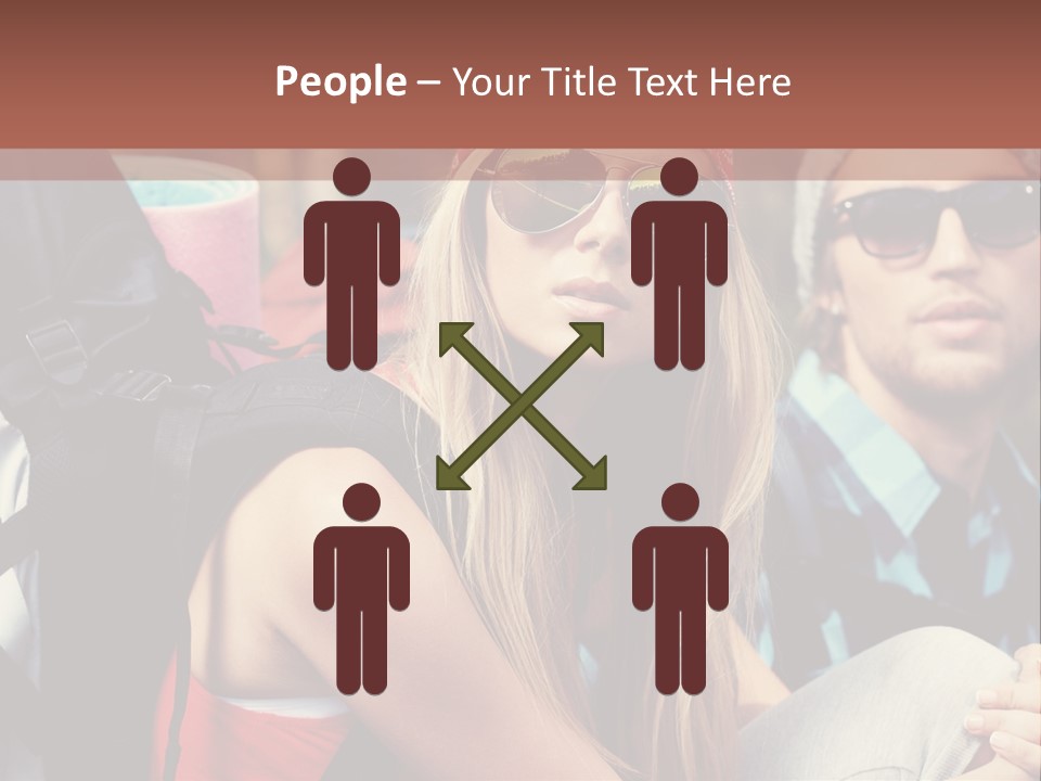 Trekking Sporty Mountain PowerPoint Template