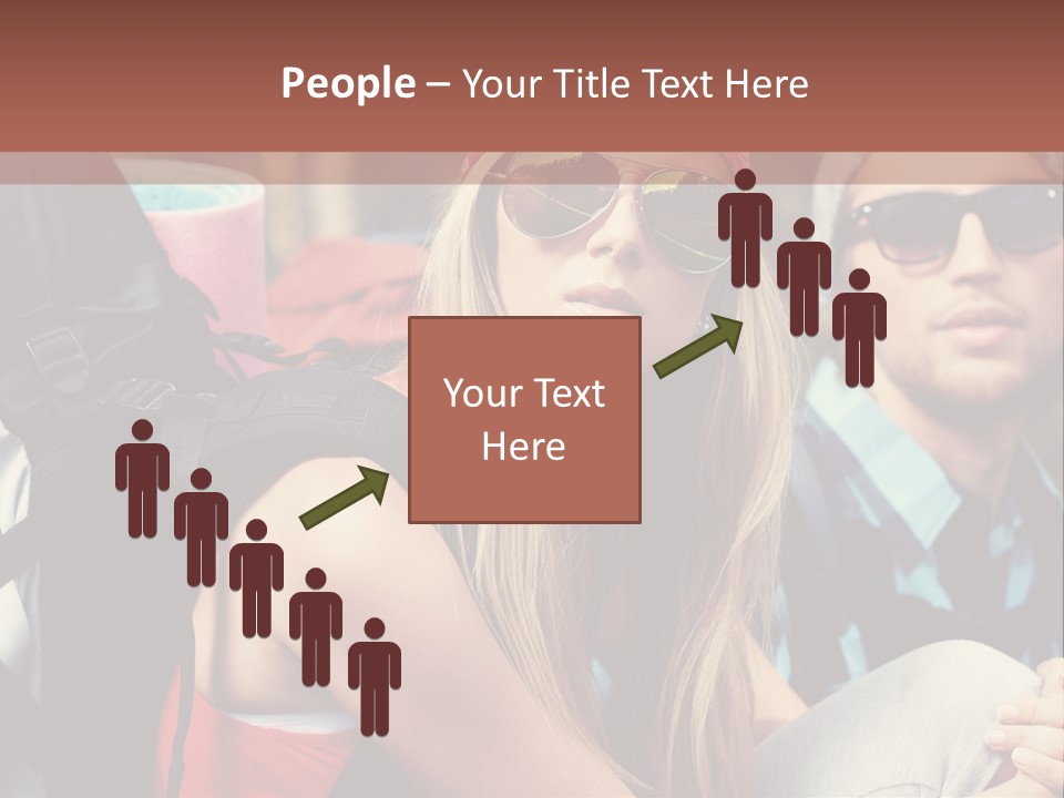 Trekking Sporty Mountain PowerPoint Template