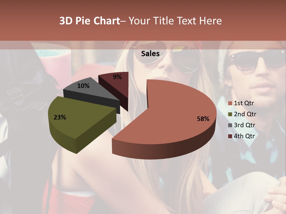 Trekking Sporty Mountain PowerPoint Template
