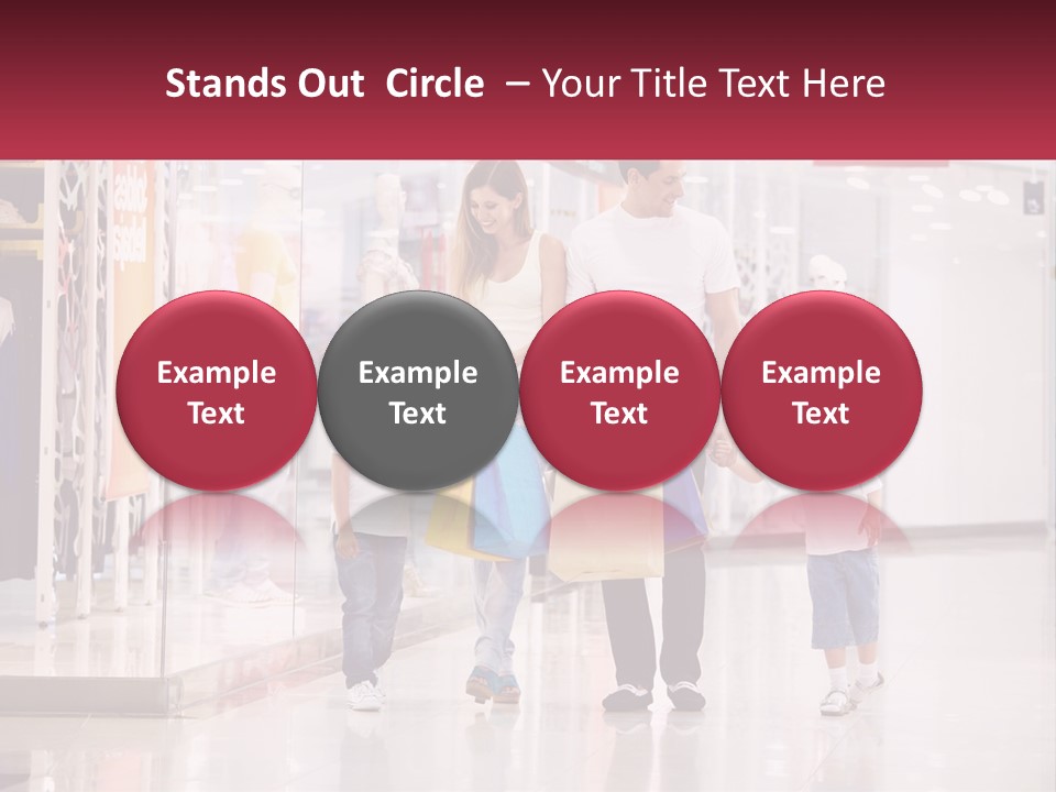 Walking Leisure People PowerPoint Template